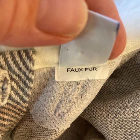 Janie and Jack Girls 🎀Dress 6-12 Months Faux Fur White Collar Holiday Winter🎀 - Picture 5 of 11